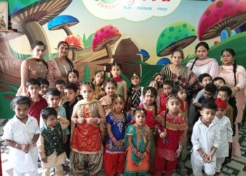 ਔਕਸਫੋਰਡ ਜੂਨੀਅਰ ਸਕੂਲ ਵਿਚ ਮਨਾਇਆ ਗਿਆ ਧੀਆਂ ਦਾ  ਤਿਉਹਾਰ