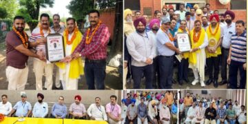 ਸੁਨਿਹਰਾ ਭਾਰਤ ਰਜਿ: ਪੰਜਾਬ ਵਲੋ ਪ੍ਰਮੁੱਖ ਸਖਸੀਅਤਾਂ ਦੀ ਹਾਜਰੀ ਵਿੱਚ ਸਮਾਜ ਸੇਵੀ ਸ਼੍ਰੀ ਅਸ਼ੋਕ ਭਗਤ ਦਾ ਵਿਸ਼ੇਸ਼ ਸਨਮਾਨ