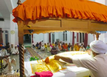 ਸਾਕਾ ਪੰਜਾ ਸਾਹਿਬ ਦੀ ਸ਼ਤਾਬਦੀ ਨੂੰ ਸਮਰਪਿਤ ਪਿੰਡ ਅਰਜਨ ਪੁਰ ਗੁੰਝੀਆਂ ਵਿਖੇ ਕੀਤਾ ਗਿਆ ਗੁਰਮਤਿ ਸਮਾਗਮ।