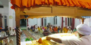 ਸਾਕਾ ਪੰਜਾ ਸਾਹਿਬ ਦੀ ਸ਼ਤਾਬਦੀ ਨੂੰ ਸਮਰਪਿਤ ਪਿੰਡ ਅਰਜਨ ਪੁਰ ਗੁੰਝੀਆਂ ਵਿਖੇ ਕੀਤਾ ਗਿਆ ਗੁਰਮਤਿ ਸਮਾਗਮ।