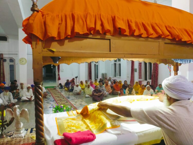 ਸਾਕਾ ਪੰਜਾ ਸਾਹਿਬ ਦੀ ਸ਼ਤਾਬਦੀ ਨੂੰ ਸਮਰਪਿਤ ਪਿੰਡ ਅਰਜਨ ਪੁਰ ਗੁੰਝੀਆਂ ਵਿਖੇ ਕੀਤਾ ਗਿਆ ਗੁਰਮਤਿ ਸਮਾਗਮ।