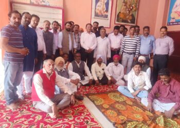 गोस्वामी श्री गुरु नाभा दास महासमिति की मीटिंग सम्पन्न।