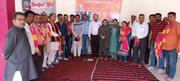 भारतीय जनता पार्टी मंडल तारागढ़ की कार्यकारिणी घोषित।