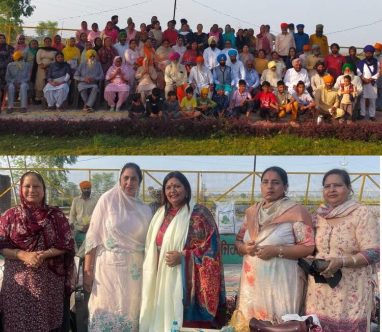 ਰਾਸ਼ਟਰਪਤੀ ਸਨਮਾਨ ਹਾਸਿਲ ਕਰਨ ਵਾਲੀ ਸਰਪੰਚ ਹਰਜਿੰਦਰ ਕੌਰ ਨੂੰ ਭਾਜਪਾ ਮਹਿਲਾ ਮੋਰਚਾ ਪੰਜਾਬ ਵਲੋਂ ਕੀਤਾ ਗਿਆ ਸਨਮਾਨਿਤ : ਮੀਨੂੰ ਸੇਠੀ, ਅੰਬਿਕਾ ਸਾਹਨੀ