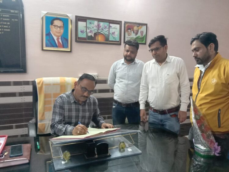 ਬੀਪੀਈਓ ਪੰਕਜ ਅਰੋੜਾ ਨੇ ਸੰਭਾਲਿਆ ਬਲਾਕ ਨਰੋਟ ਜੈਮਲ ਸਿੰਘ ਦੇ ਬਲਾਕ ਪ੍ਰਾਇਮਰੀ ਸਿੱਖਿਆ ਅਫ਼ਸਰ ਦਾ ਚਾਰਜ