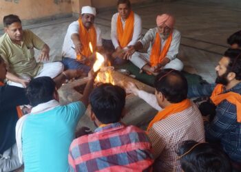 ਸ਼ਿਵ ਸੈਨਾ ਸਮਾਜਵਾਦੀ ਵੱਲੋਂ ਸ਼ਹੀਦ ਹੋਏ ਜਵਾਨਾਂ ਨੂੰ ਦਿੱਤੀ ਗਈ ਸ਼ਰਧਾਂਜਲੀ