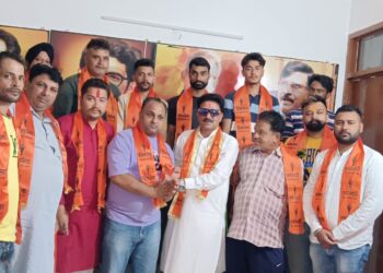 राज्य प्रमुख श्री योगराज शर्मा ने संदीप लुम्बा कों नियुक्त किया जिला फरीदकोट का जिला अध्य्क्ष : योगराज शर्मा