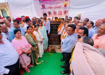 ਵਿਧਾਇਕ ਸ਼ੈਰੀ ਕਲਸੀ ਨੇ ਬਟਾਲਾ- ਅੰਮਿ੍ਤਸਰ ਚੌਂਕ, ਮਹਾਰਾਜਾ ਅਗਰਸੈਨ ਨੂੰ ਸਮਰਪਿਤ ਕਰਕੇ ਆਪਣੇ ਬੋਲ ਪੁਗਾਏ