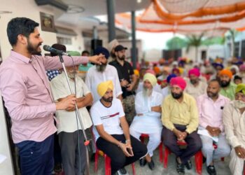 ਲੋਕਾਂ ਨੂੰ ਭਲਾਈ ਸਕੀਮਾਂ ਦਾ ਲਾਭ ਦੇਣ ਅਤੇ ਮੁਸ਼ਕਿਲਾਂ ਹੱਲ ਕਰਨ ਵਿੱਚ ਕੋਈ ਅਣਗਿਹਲੀ ਬਰਦਾਸ਼ਤ ਨਹੀਂ ਕੀਤੀ ਜਾਵੇਗੀ-ਵਿਧਾਇਕ ਸ਼ੈਰੀ ਕਲਸੀ