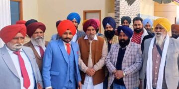 ਐਮ,ਐਲ,ਏ ਤ੍ਰਿਪਤ ਬਾਜਵਾ ਨੇ ਨਵ ਵਿਆਹੇ ਜੌੜੇ ਨੂੰ ਦਿੱਤਾ ਆਸੀਰਵਾਦ।