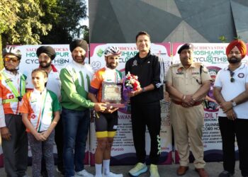 वोटर जागरुकता व नशा मुक्त पंजाब अभियान को समर्पित साइकलोथान इवेंट में होशियारपुर वासियों ने दिखाया जोश