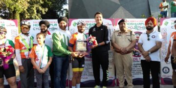 वोटर जागरुकता व नशा मुक्त पंजाब अभियान को समर्पित साइकलोथान इवेंट में होशियारपुर वासियों ने दिखाया जोश