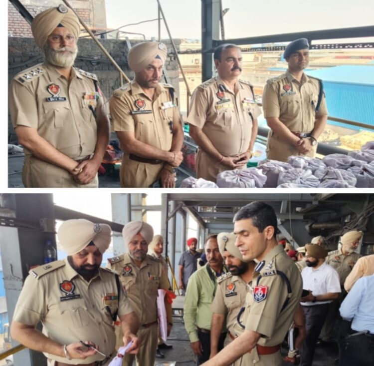 Under the NDPS Act, 42.312 kg of heroin recovered in various cases was destroyed.