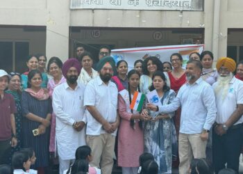 ਪੀਸੀਟੀ ਹਿਊਮੈਨਿਟੀ ਵੱਲੋਂ ਆਰੀਆ ਸਕੂਲ (ਲੜਕੀਆਂ) ਵਿਖੇ ਕਰਵਾਇਆ ਗਿਆ ਵੋਟਰ ਜਾਗਰੂਕਤਾ ਮੁਹਿੰਮ ਤਹਿਤ ਸੈਮੀਨਾਰ