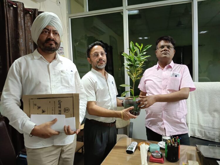 General Supervisor Shri Anandpur Sahib Lok Sabha started the green election process in Garhshankar.