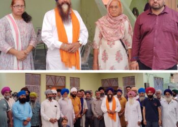 Sohan Singh Thandal Candidate of SAD Reached in village Ajnoha during his election campaign