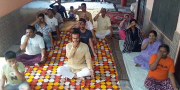 ਅੰਤਰਰਾਸ਼ਟਰੀ ਯੋਗ ਦਿਵਸ ਮਨਾਇਆ ਗਿਆ-ਆਰੀਆ ਸਮਾਜ ਮੰਦਰ ਬਰਨਾਲਾ ਵਿਖੇ