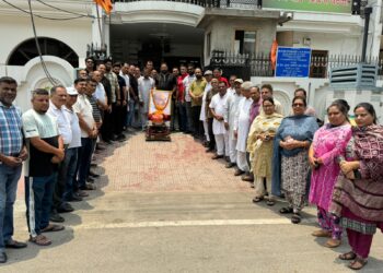 फगवाड़ा में भाजपा की ओर से डॉ. का जन्मदिन मनाया गया। श्यामा प्रसाद मुखर्जी बलिदान दिवस