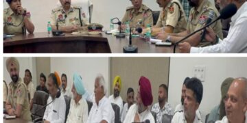 DIG Border Range held a Public meeting at Police Line Batala