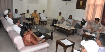 Meeting with members of District Legal Services Authority on behalf of District and Session Judge