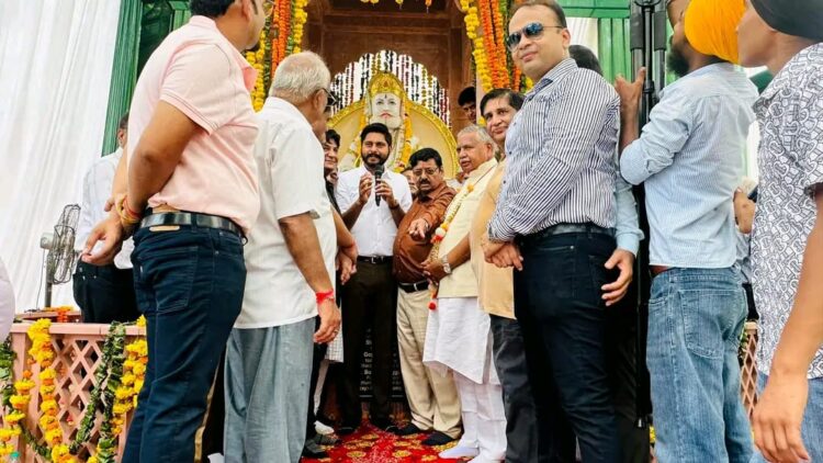 ਵਿਧਾਇਕ ਸ਼ੈਰੀ ਕਲਸੀ ਨੇ ਮਹਾਰਾਜਾ ਅਗਰਸੈਨ ਚੌਂਕ ਦਾ ਉਦਘਾਟਨ ਕਰਕੇ ਲੋਕਾਂ ਨੂੰ ਕੀਤਾ ਸਮਰਪਿਤ