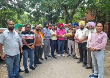 ਕਰਮਚਾਰੀ ਸਹਿਰੀ ਮੰਡਲ ਵੱਲੋਂ ਰਣਧੀਰ ਕੁਮਾਰ ਹਾਂਡਾ ਨੂੰ ਉਪਮੰਡਲ ਅਫਸਰ ਟੈਕਨੀਕਲ 2 ਵਿਖੇ ਤਰੱਕੀ ਹੋਣ ਉਪਰੰਤ ਲੱਗਣ ਤੇ ਕੀਤਾ ਗਿਆ ਸਨਮਾਨਿਤ