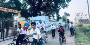 ‘ਯੁੱਧ ਨਸ਼ਿਆਂ ਵਿਰੁੱਧ’ ਮੁਹਿੰਮ ਤਹਿਤ ਖ਼ੇਲੋ ਇੰਡੀਆ ਦੇ ਖਿਡਾਰੀਆਂ ਵੱਲੋਂ ਸਾਈਕਲ ਰੈਲੀ