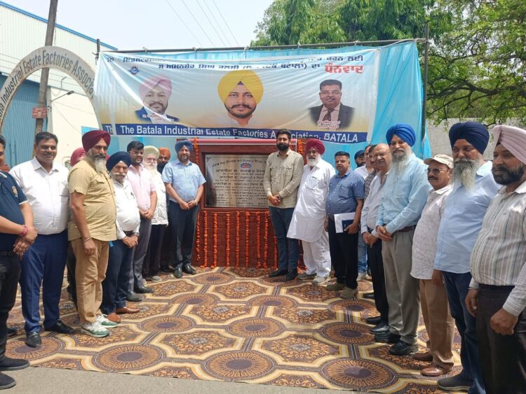 ਵਿਧਾਇਕ ਸ਼ੈਰੀ ਕਲਸੀ ਵੱਲੋਂ ਬਟਾਲਾ ਦੇ ਉਦਯੋਗਿਕ ਅਸਟੇਟ ਨੂੰ ਤੋਹਫਾ