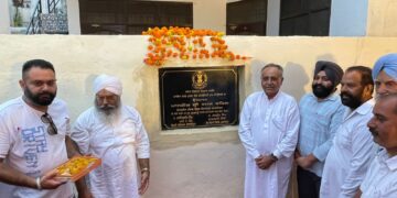 ਚੇਅਰਮੈਨ ਰਮਨ ਬਹਿਲ ਨੇ ਇੱਕ ਵਾਰ ਫਿਰ ਆਰੀਆ ਨਗਰ ਦੇ ਜੰਜ ਘਰ ਦੀ ਲਈ ਸਾਰ