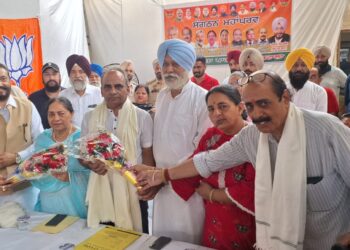 ਹੀਰਾ ਵਾਲੀਆ ਸਰਬਸੰਮਤੀ ਨਾਲ ਭਾਜਪਾ ਦੇ ਜਿਲ੍ਹਾ ਪ੍ਰਧਾਨ ਚੁਣੇ ਗਏ