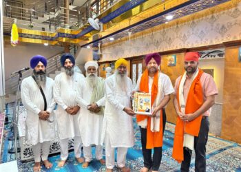 ਰਾਸ਼ਟਰੀ ਪ੍ਰਧਾਨ ਬਣਨ ਤੋਂ ਬਾਅਦ ਪਰਮਜੀਤ ਸਿੰਘ ਗਿੱਲ ਗੁਰਦੁਆਰਾ ਅੰਗੀਠਾ ਸਾਹਿਬ ਹੋਏ ਨਤਮਸਤਕ