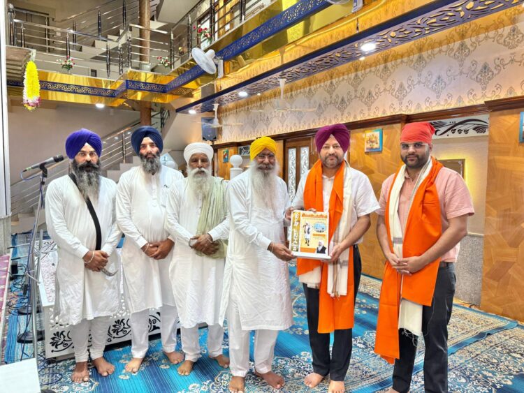 ਰਾਸ਼ਟਰੀ ਪ੍ਰਧਾਨ ਬਣਨ ਤੋਂ ਬਾਅਦ ਪਰਮਜੀਤ ਸਿੰਘ ਗਿੱਲ ਗੁਰਦੁਆਰਾ ਅੰਗੀਠਾ ਸਾਹਿਬ ਹੋਏ ਨਤਮਸਤਕ