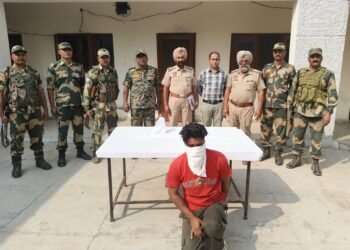 एक संदिग्ध व्यक्ति की गिरफ्तारी एवं एक पिस्तौल, मैगज़ीन तथा 06 जिंदा कारतूस बरामद