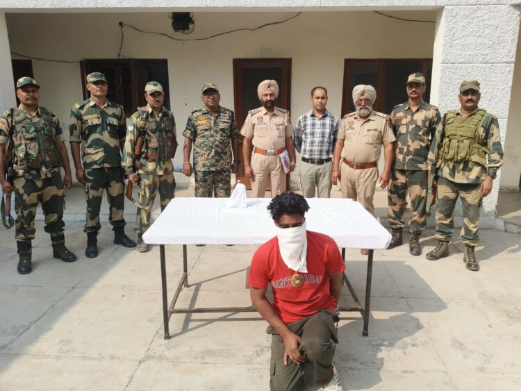 एक संदिग्ध व्यक्ति की गिरफ्तारी एवं एक पिस्तौल, मैगज़ीन तथा 06 जिंदा कारतूस बरामद